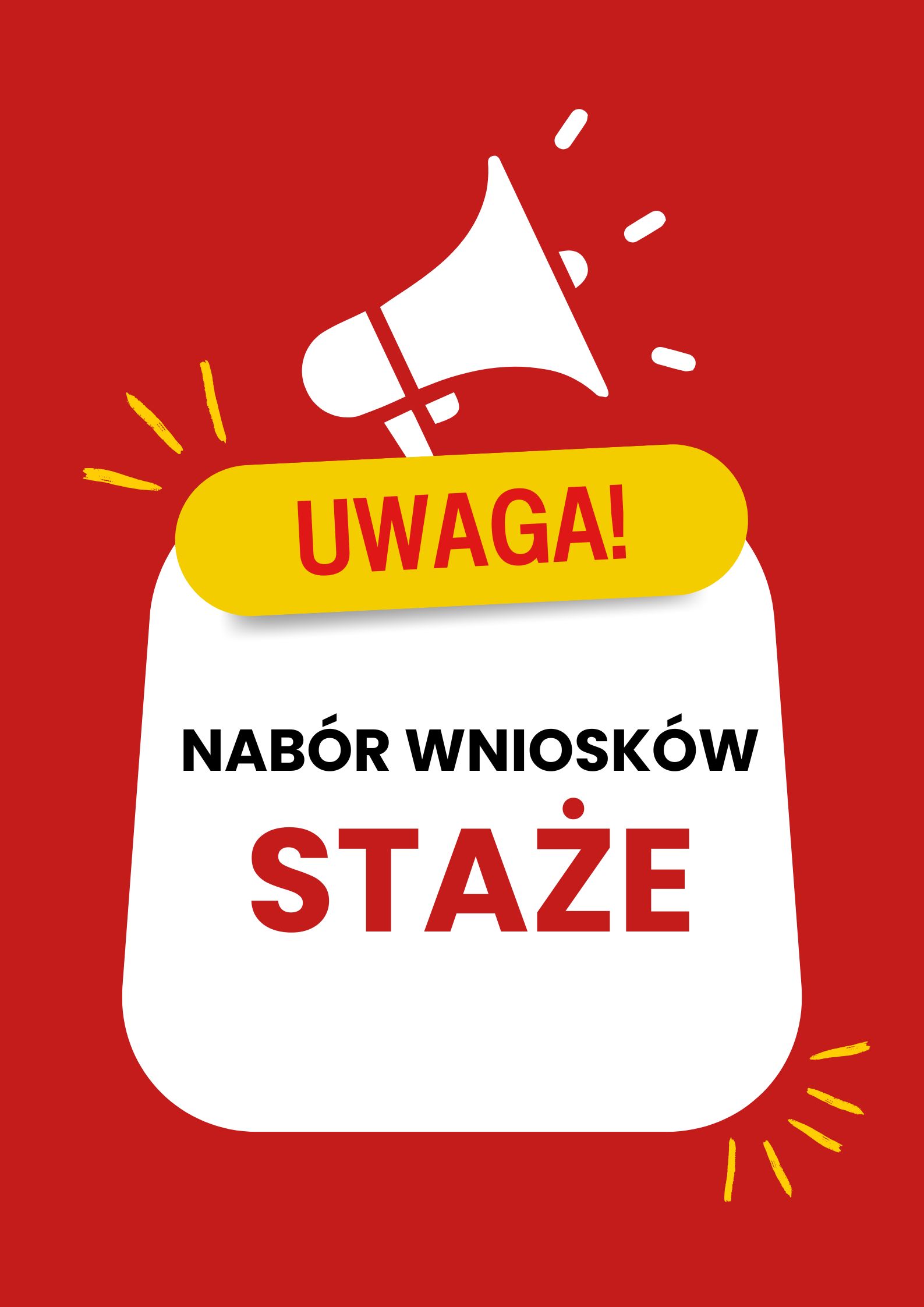 Obrazek dla: STAŻE - ogłoszenie o konkursie